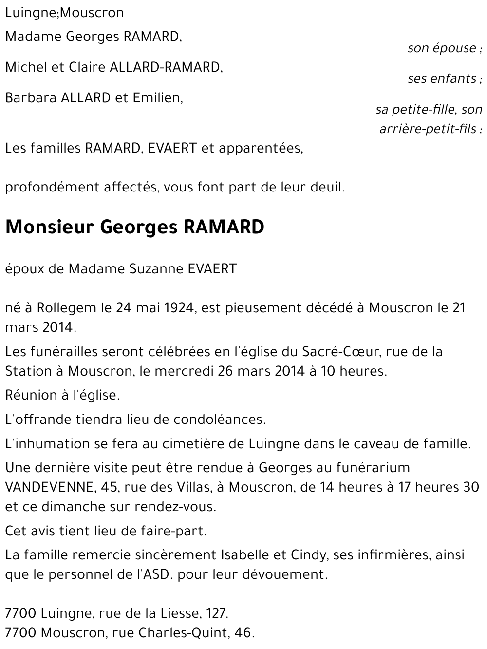 Georges RAMARD