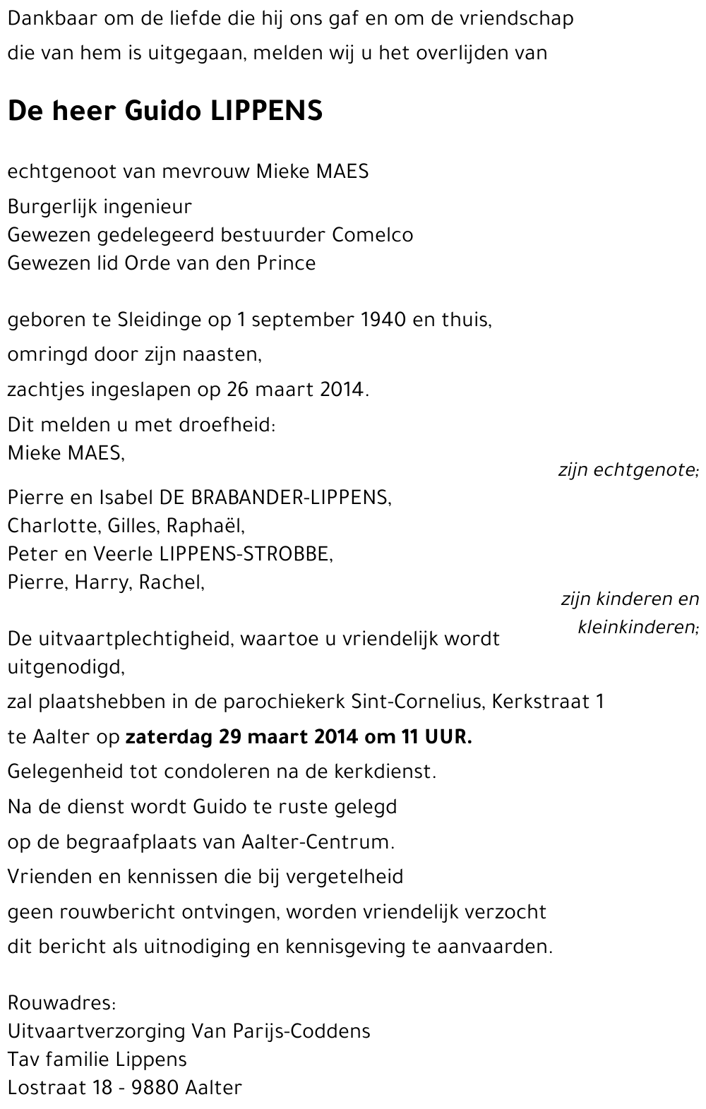 Guido LIPPENS