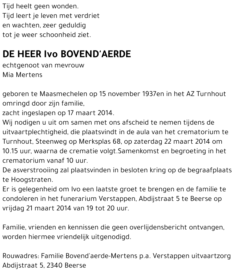Ivo Bovend'aerde