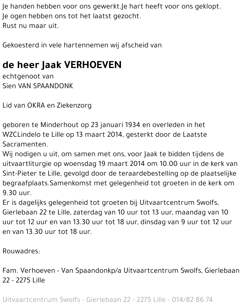 Jaak Verhoeven