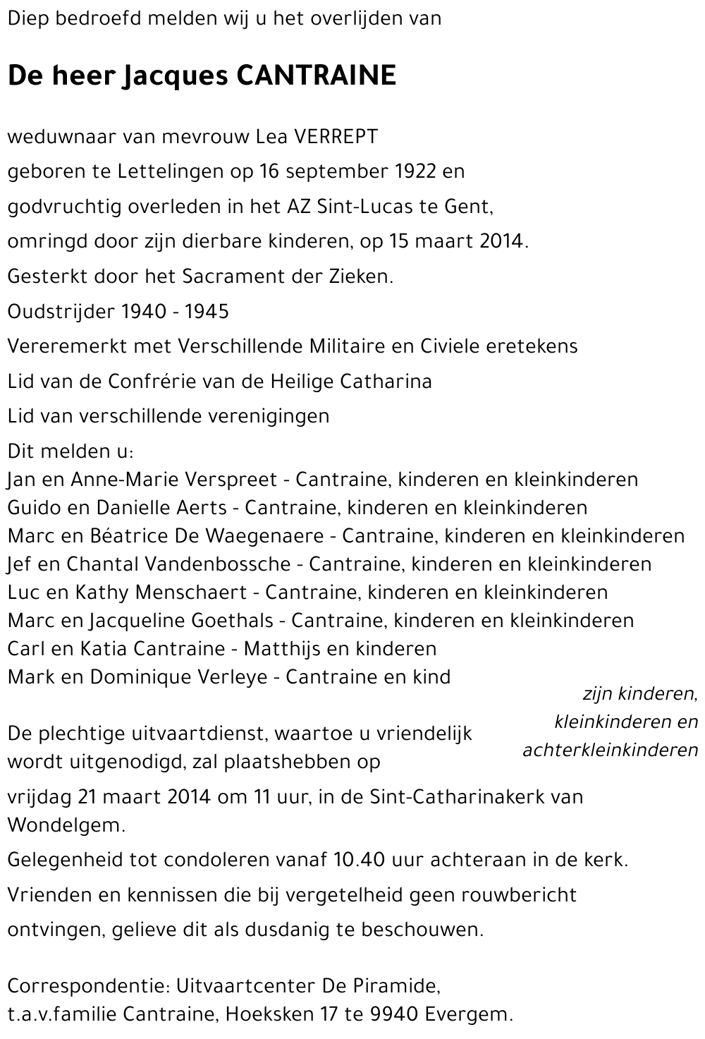 Jacques Cantraine