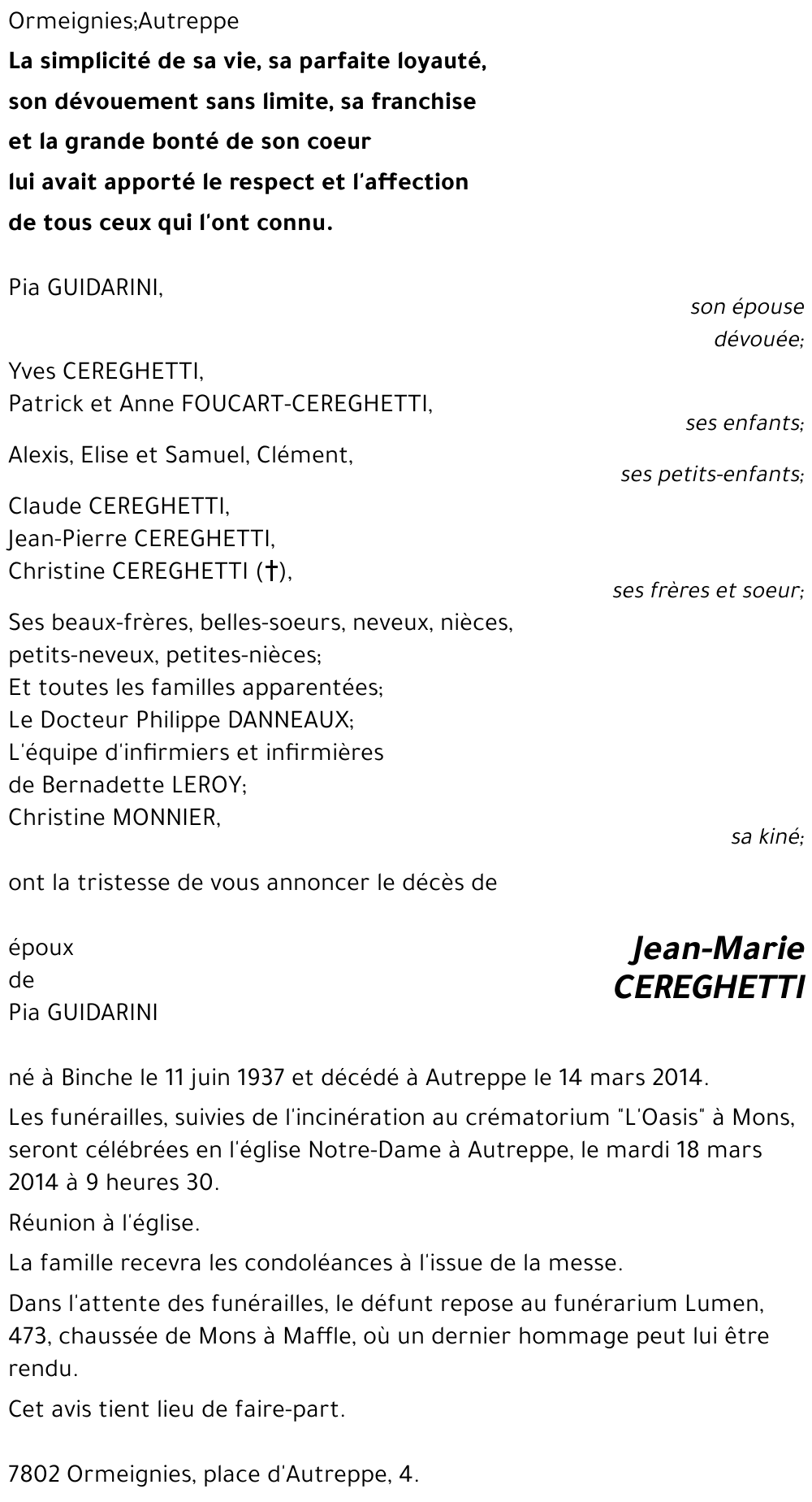 Jean-Marie CEREGHETTI