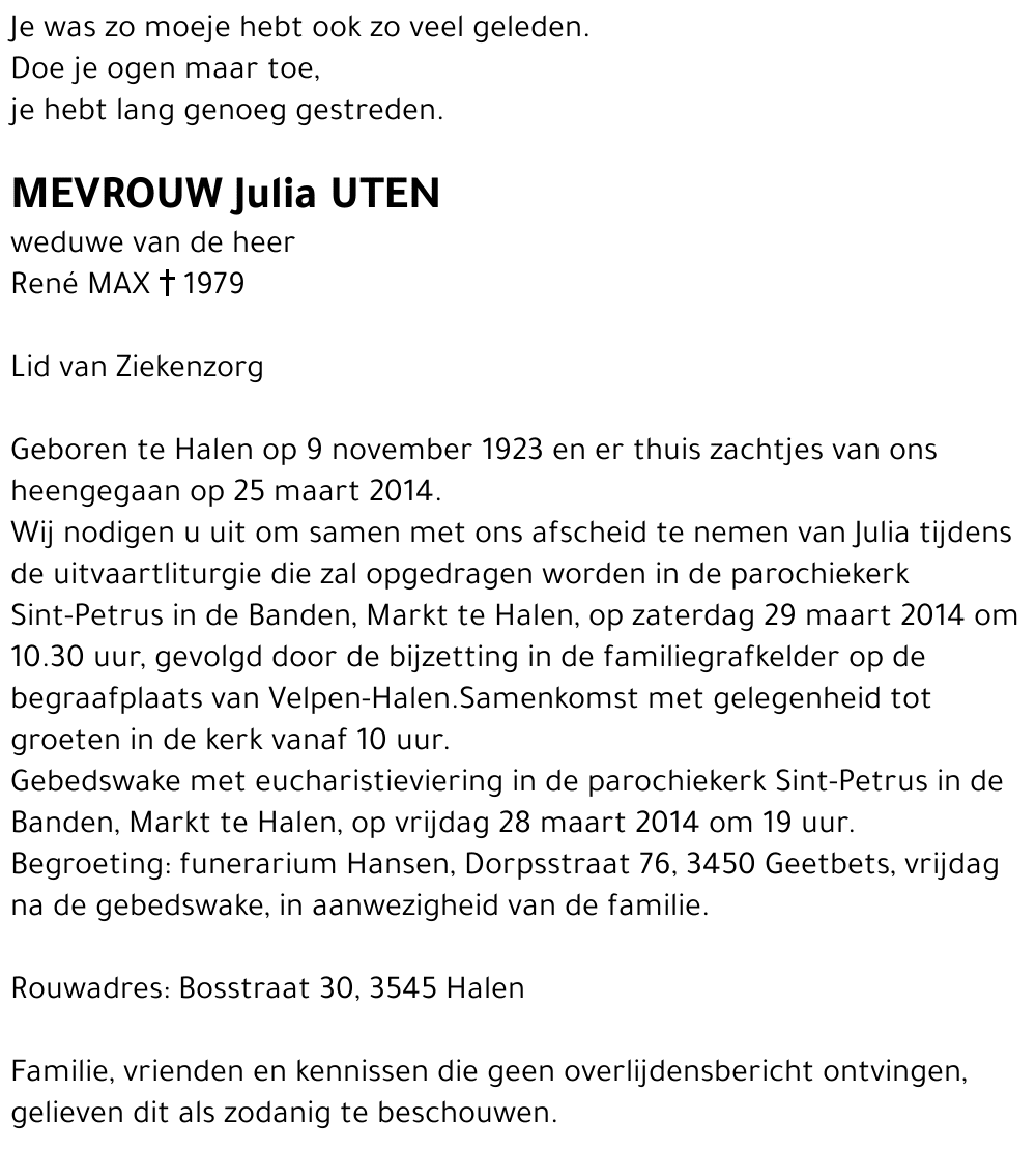 Julia UTEN