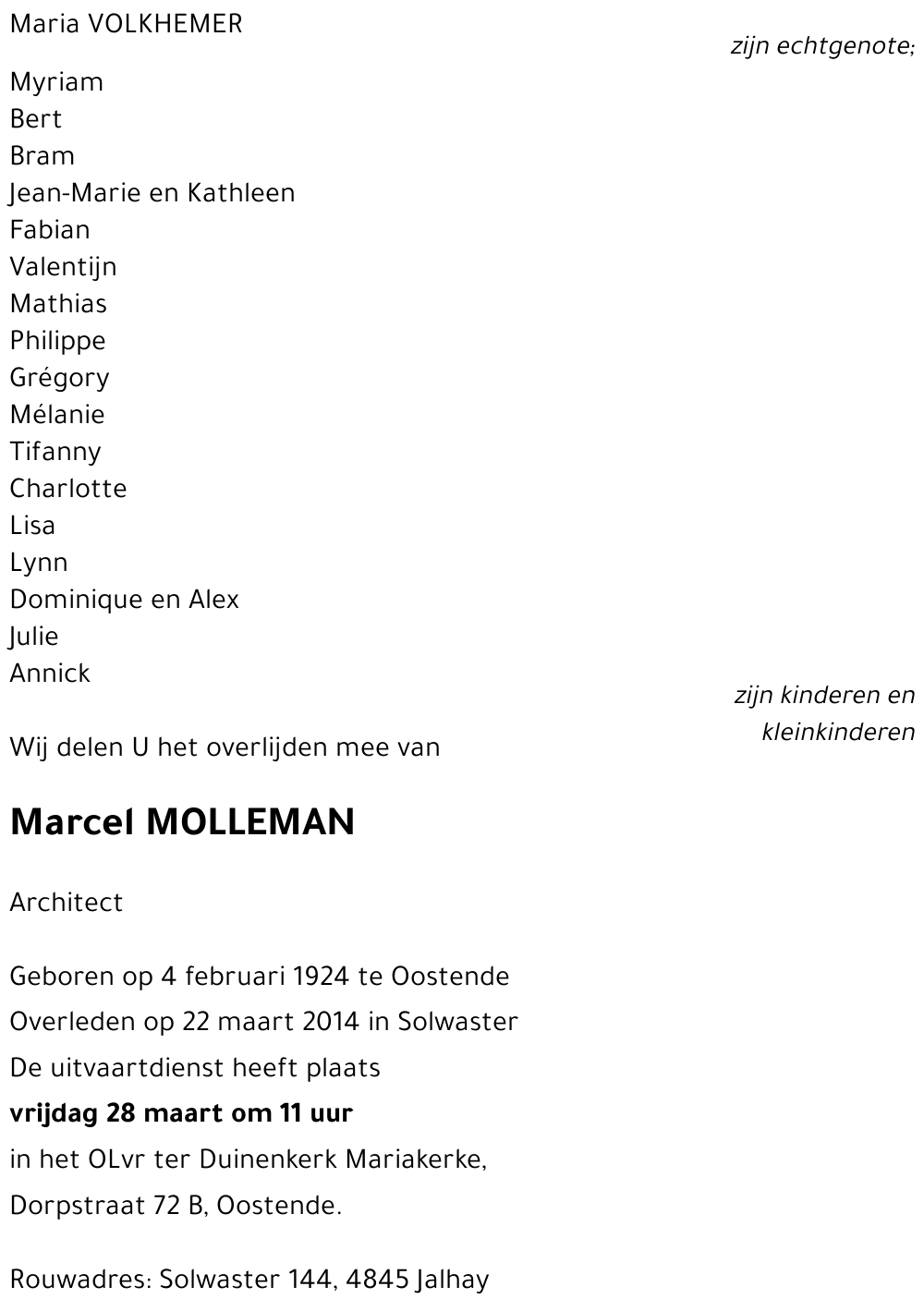 Marcel MOLLEMAN