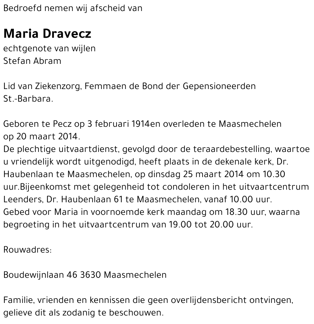 Maria Dravecz