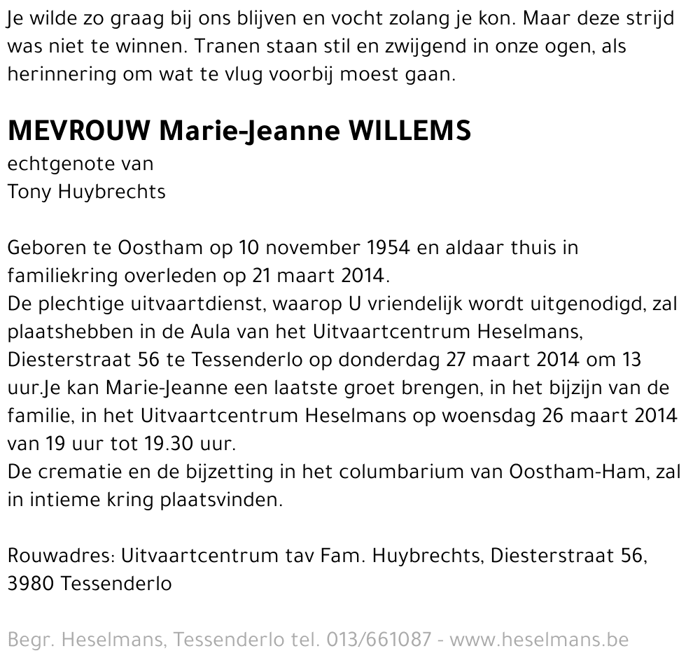 Marie-Jeanne Willems