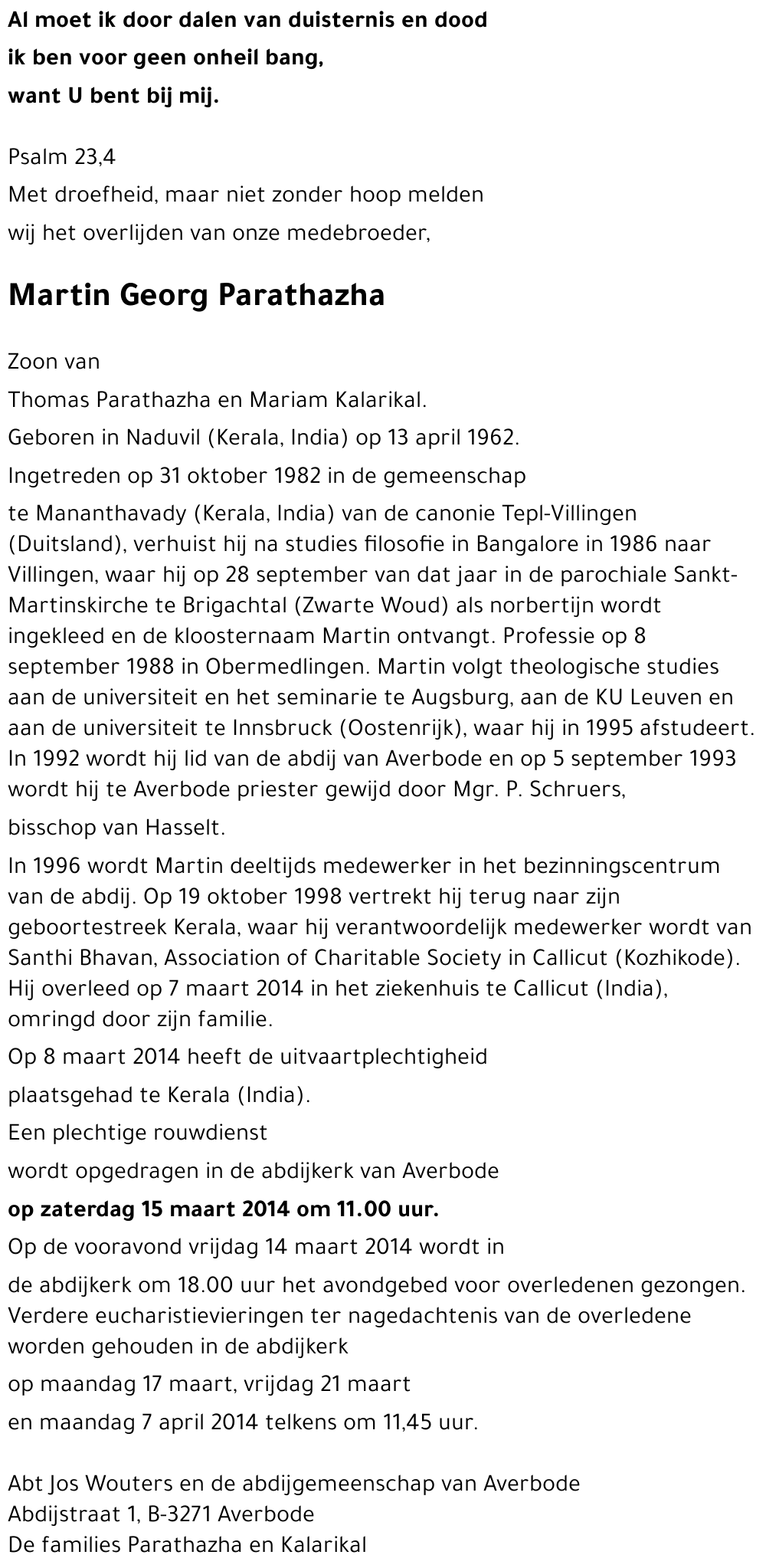 Martin Georg Parathazha