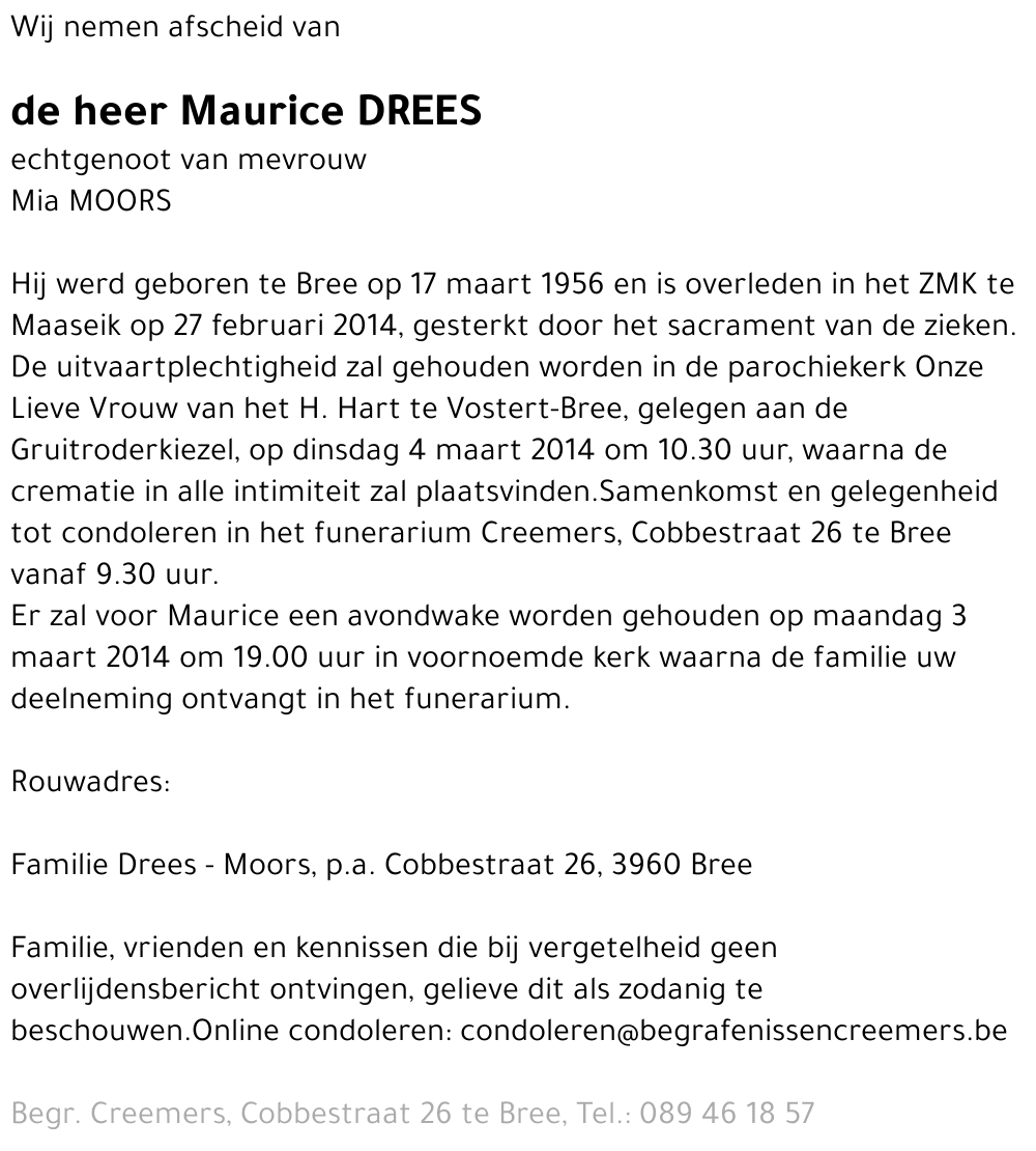 Maurice Drees