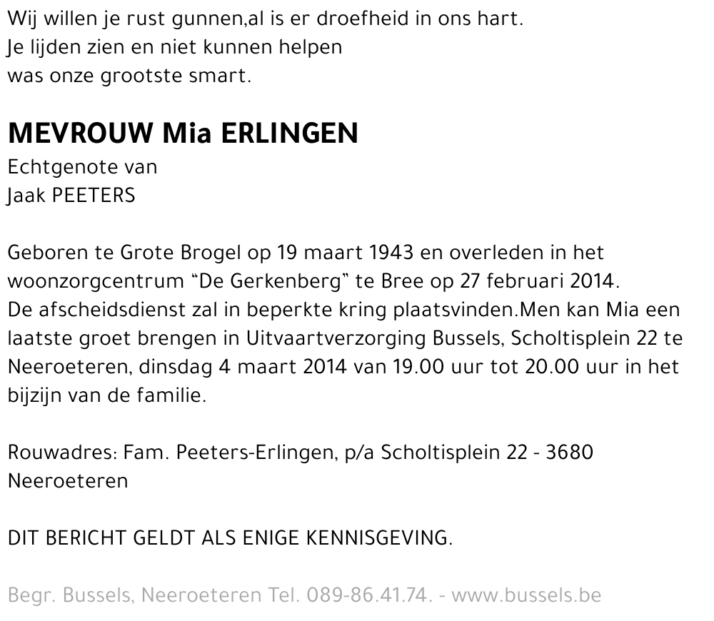 Mia ERLINGEN