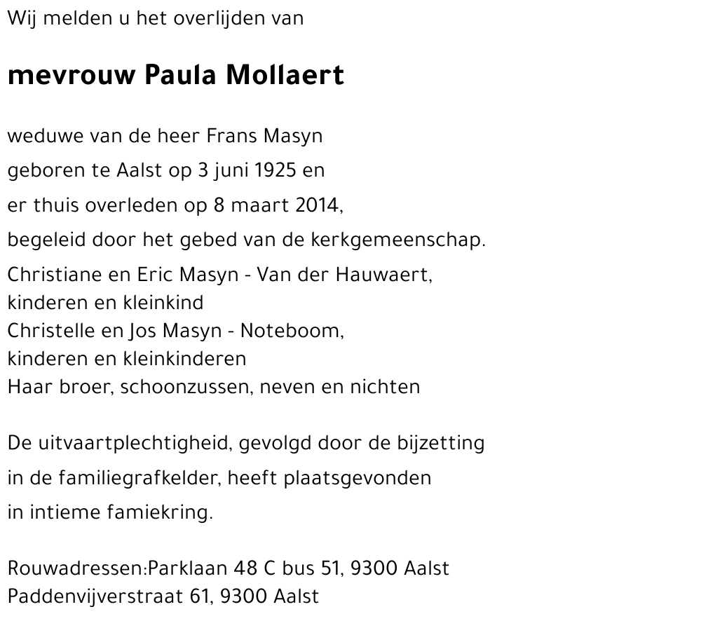 Paula Mollaert
