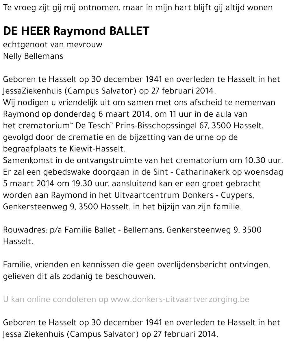 Raymond Ballet