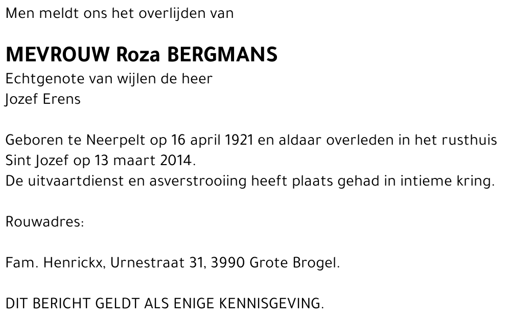 Roza Bergmans