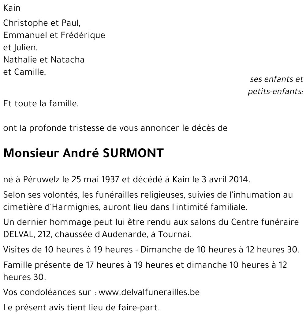 André SURMONT