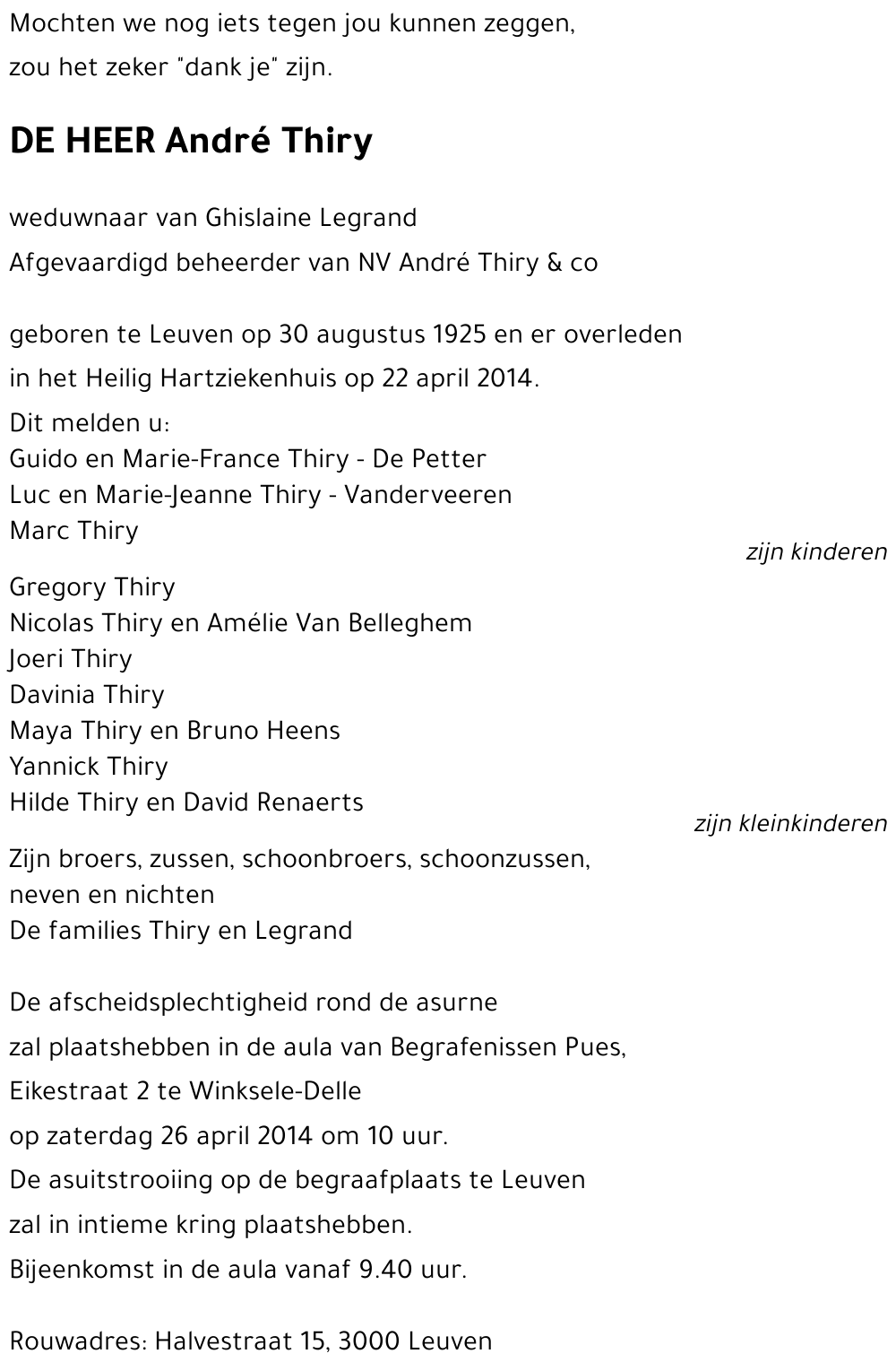 André Thiry