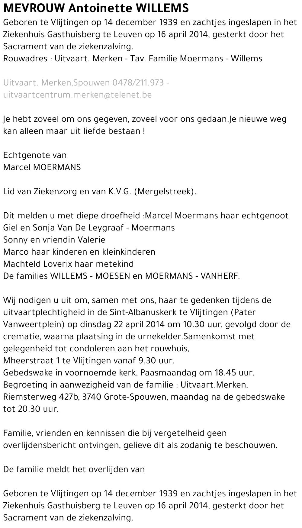 Antoinette WILLEMS