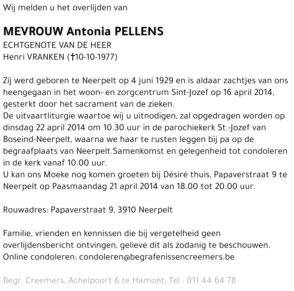 Antonia Pellens