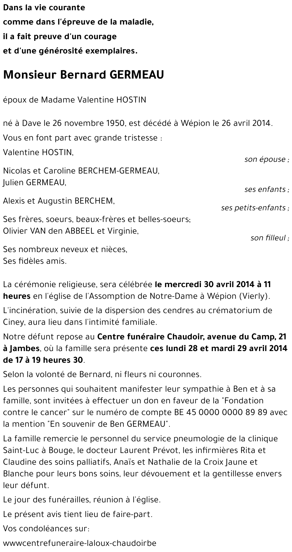 Bernard GERMEAU