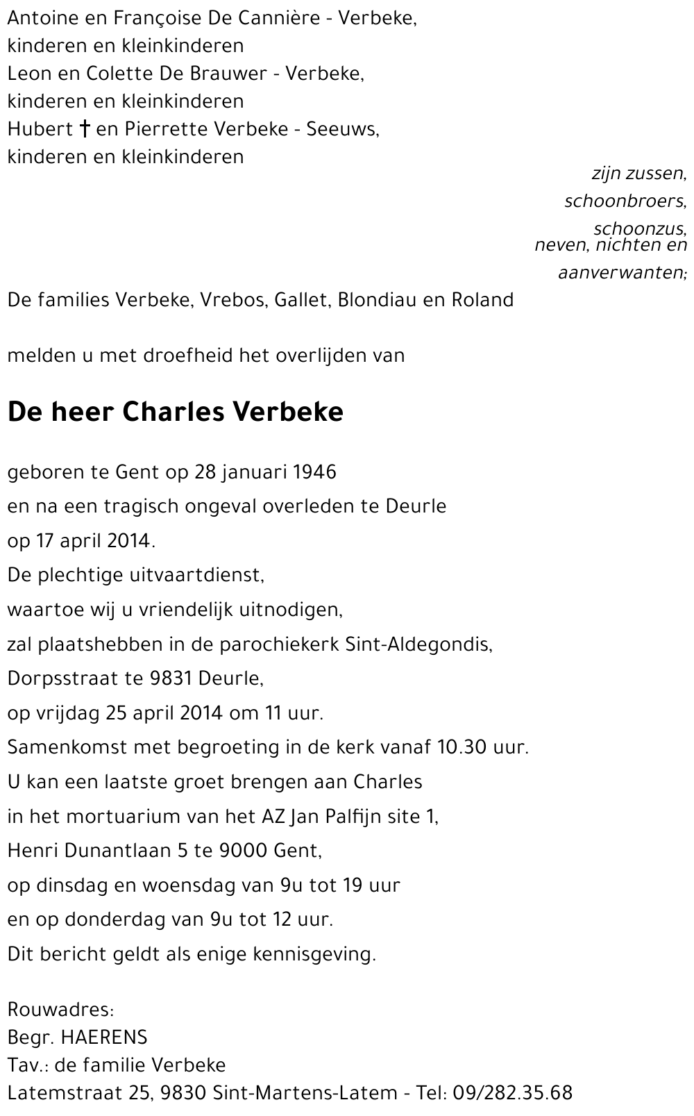Charles Verbeke