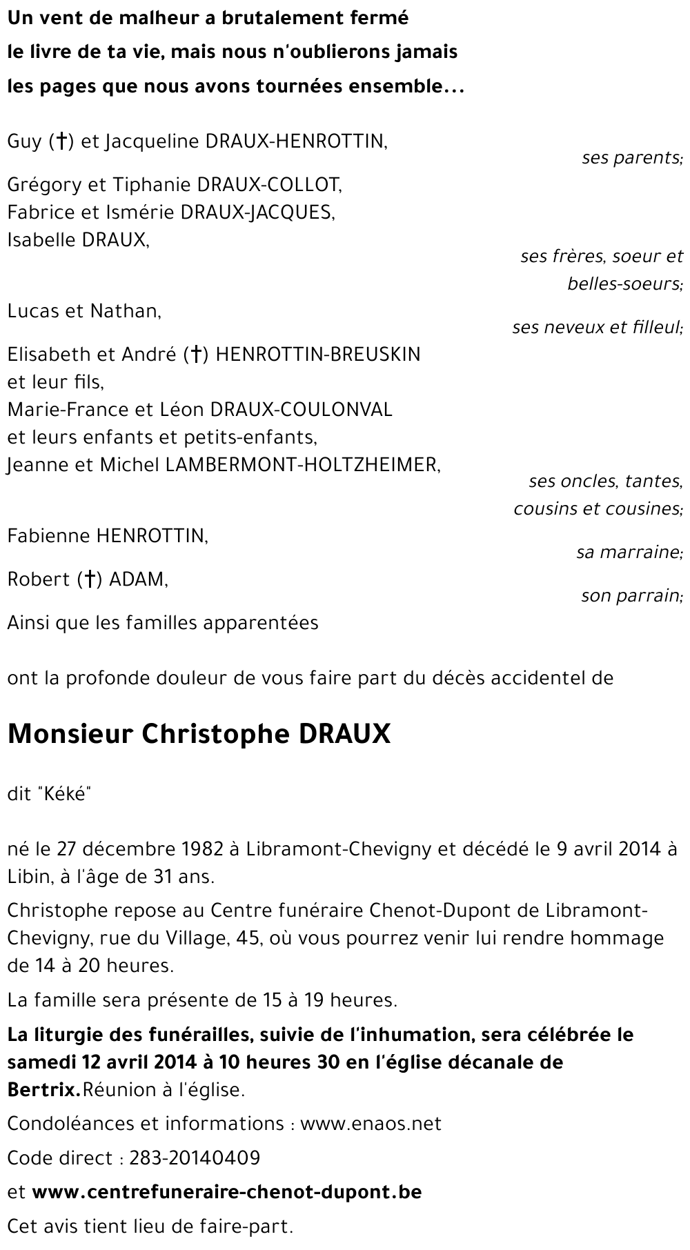 Christophe DRAUX