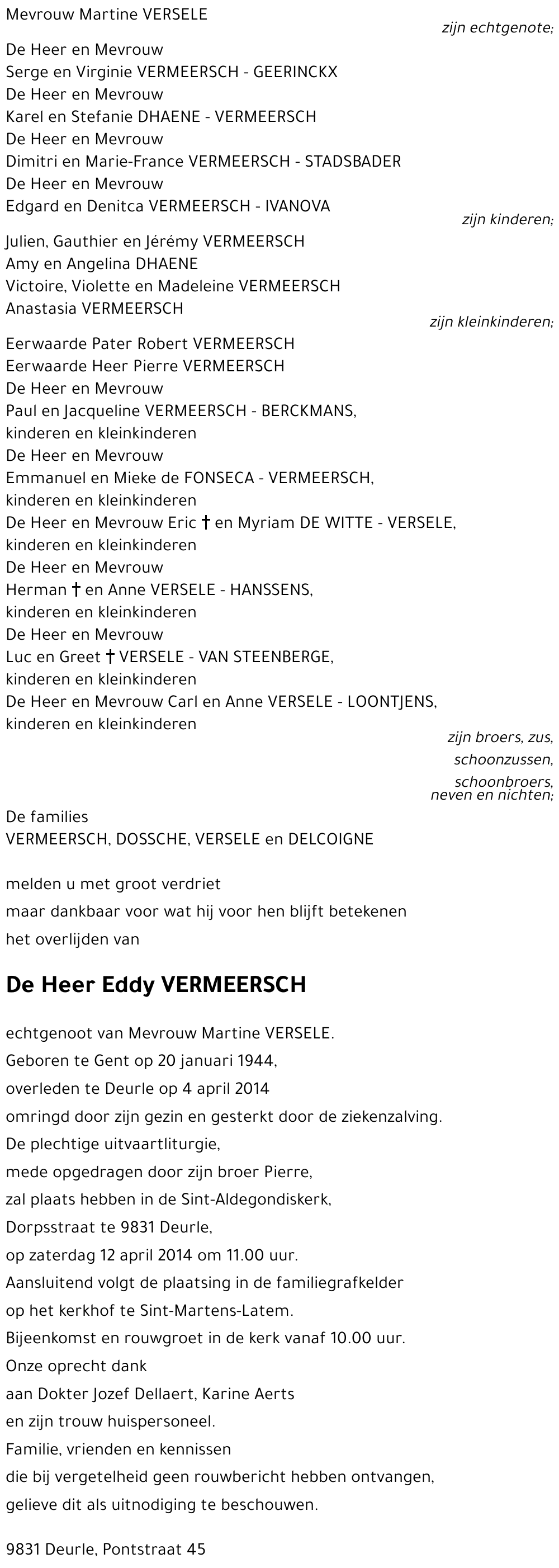 Eddy Vermeersch