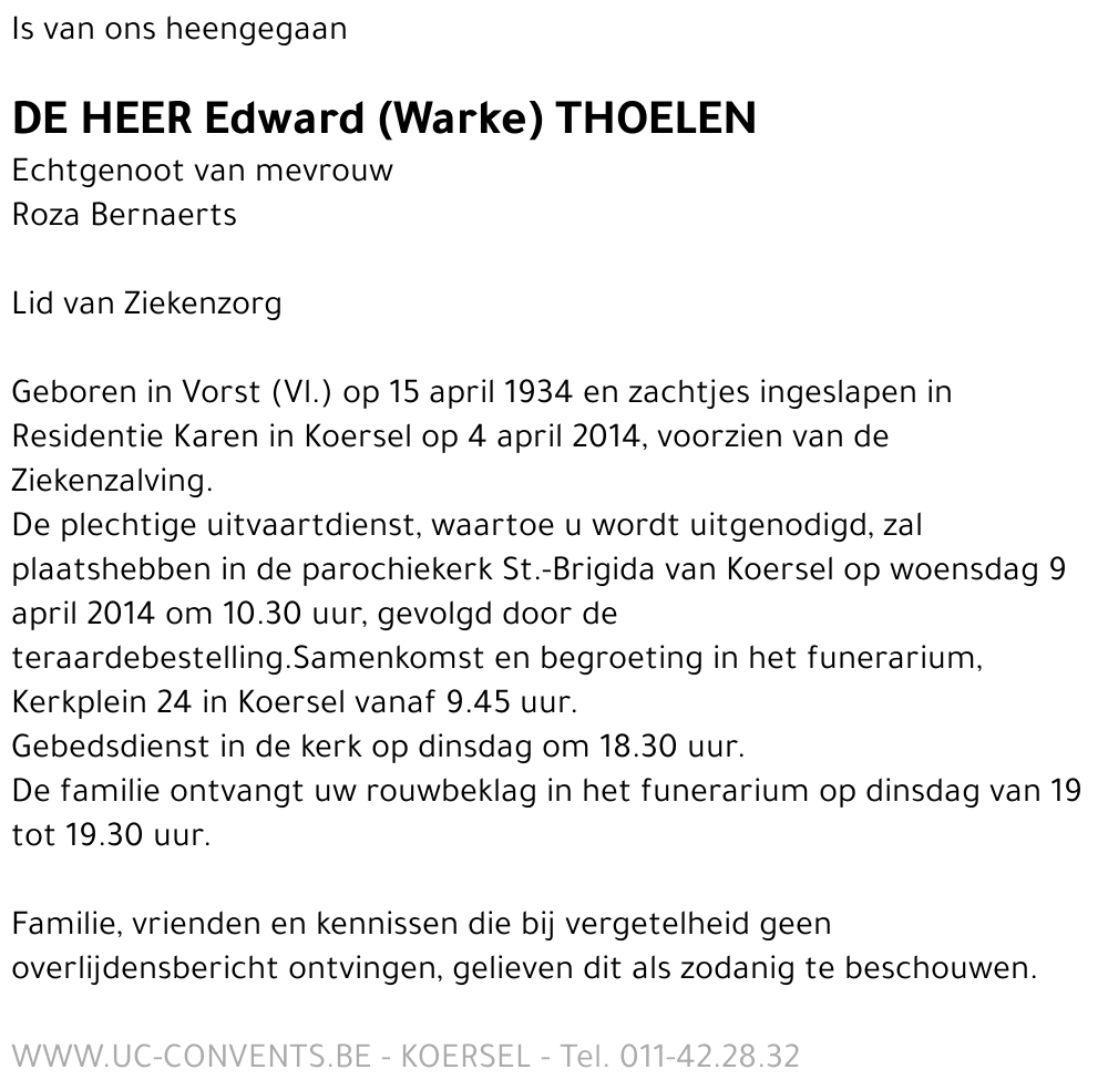 Edward Thoelen