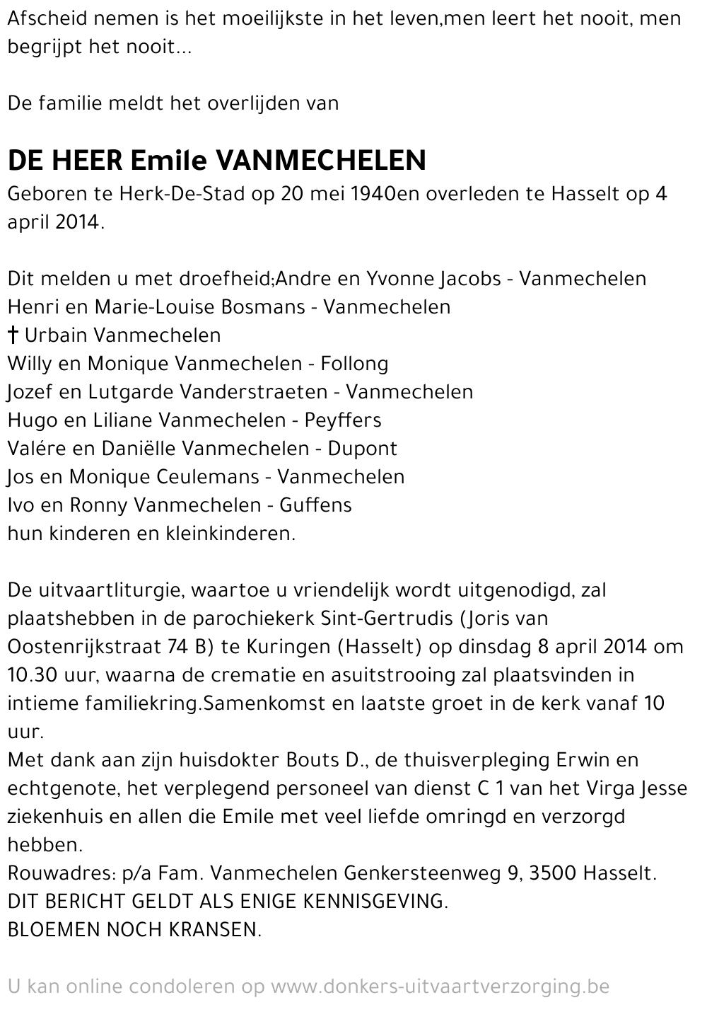 Emile Vanmechelen