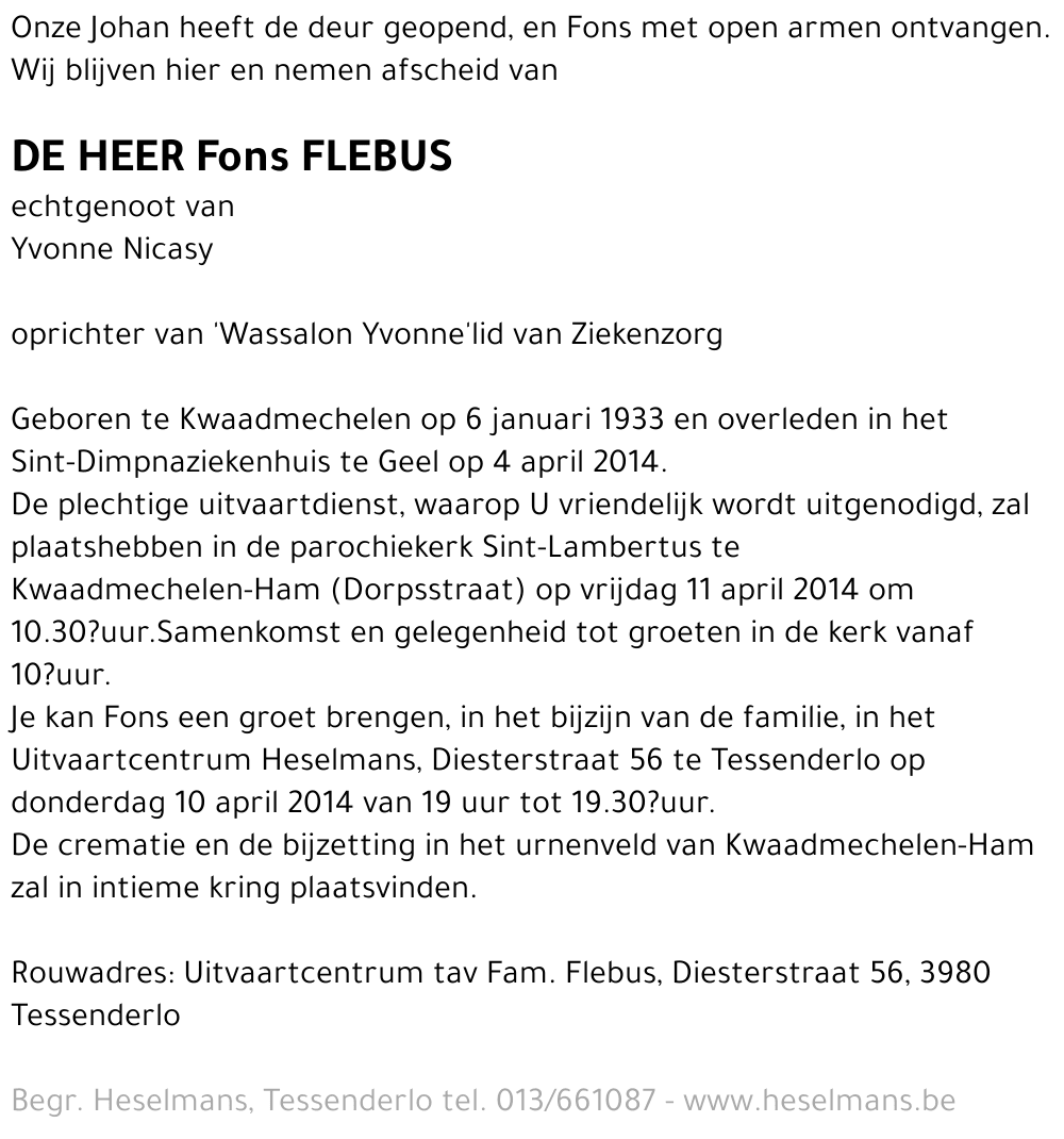 Fons Flebus