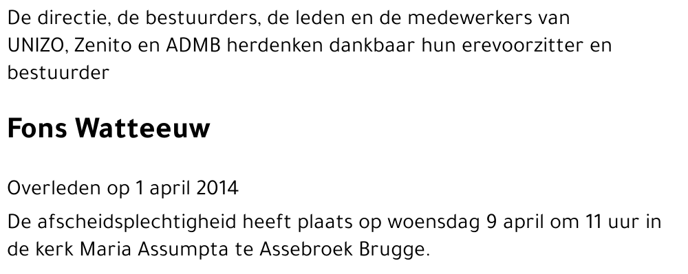 Fons Watteeuw