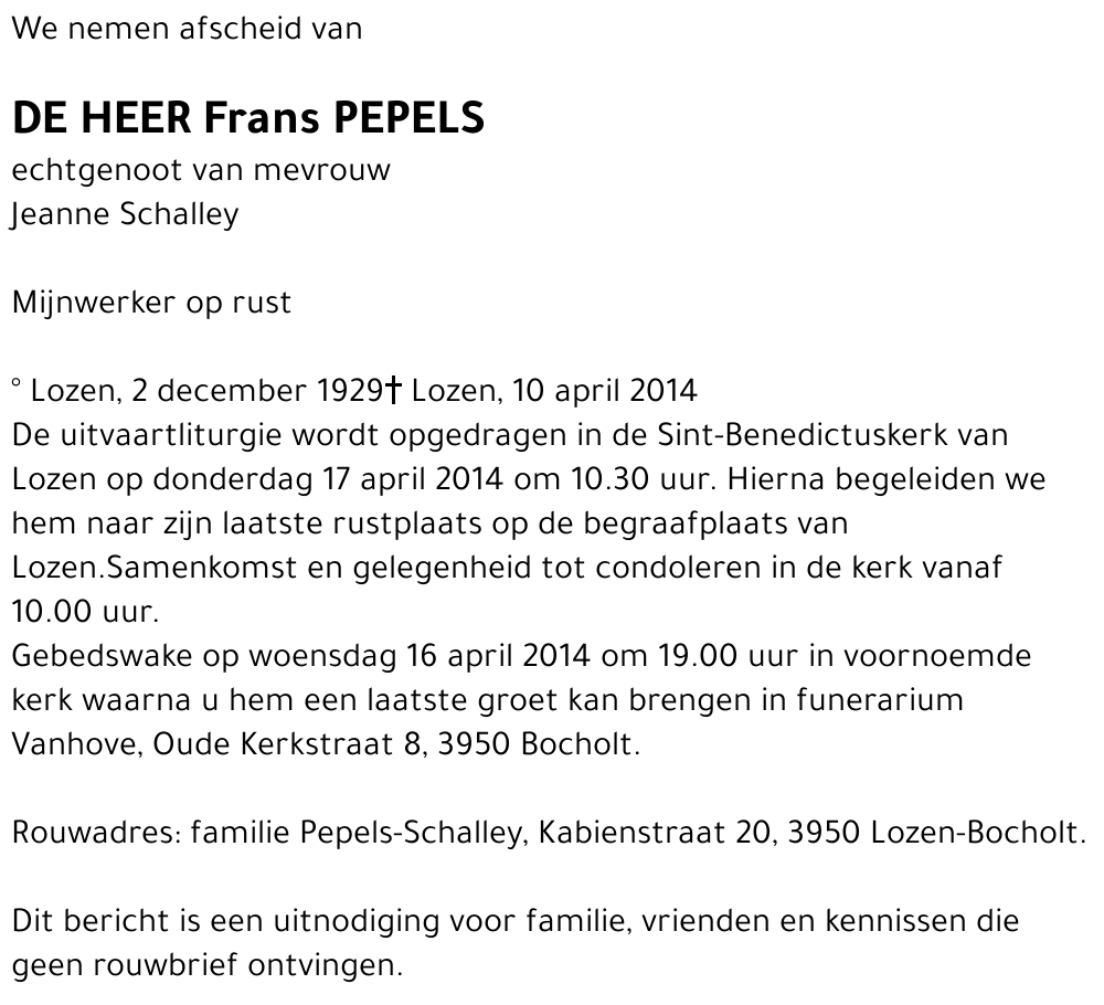 Frans Pepels