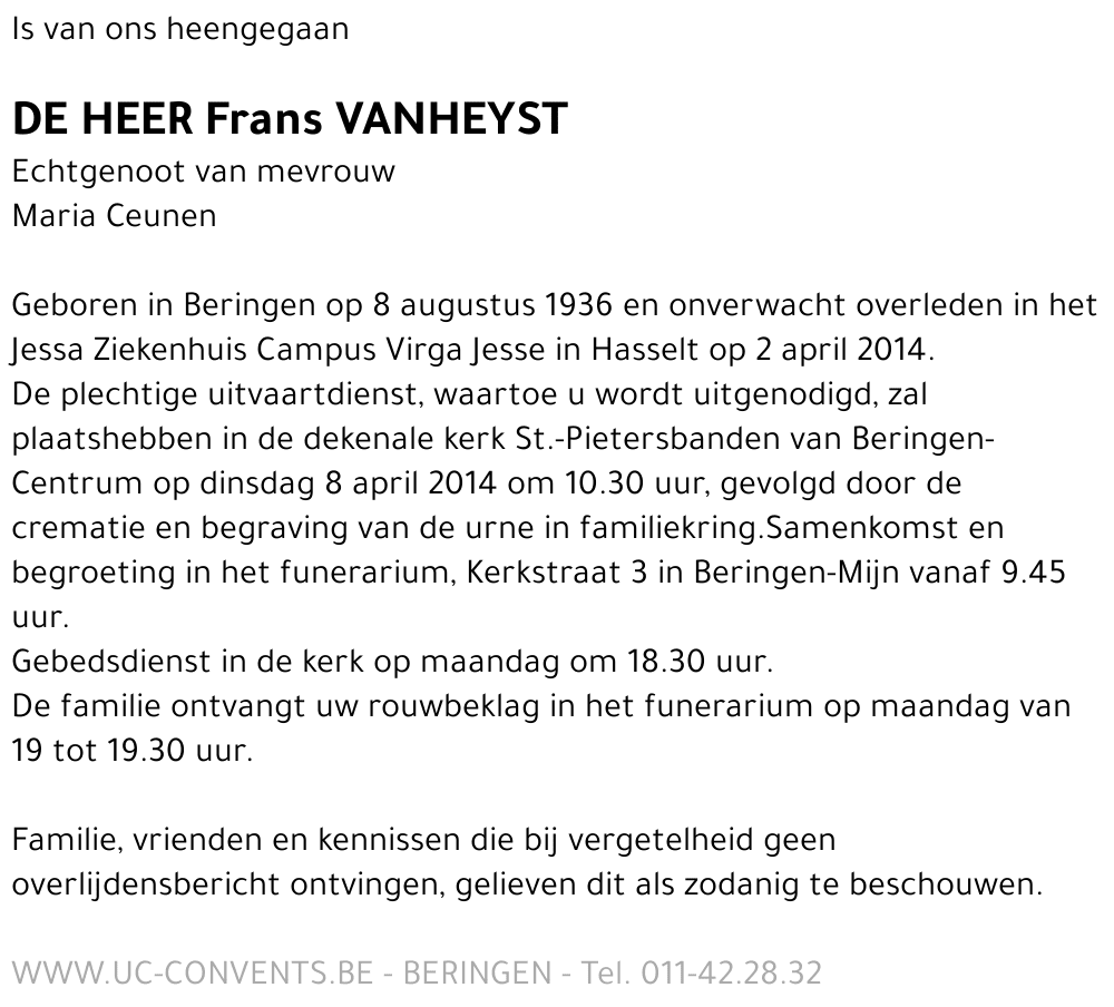 Frans Vanheyst