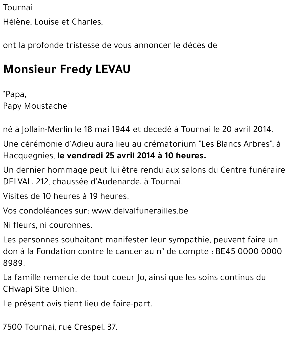 Fredy LEVAU