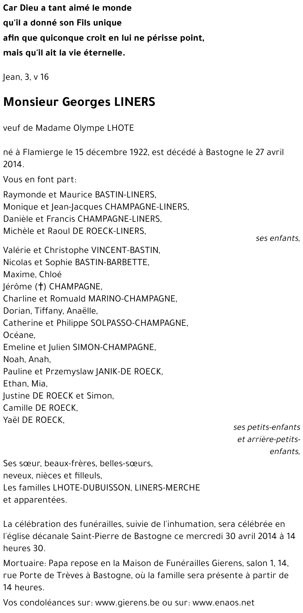 Georges LINERS