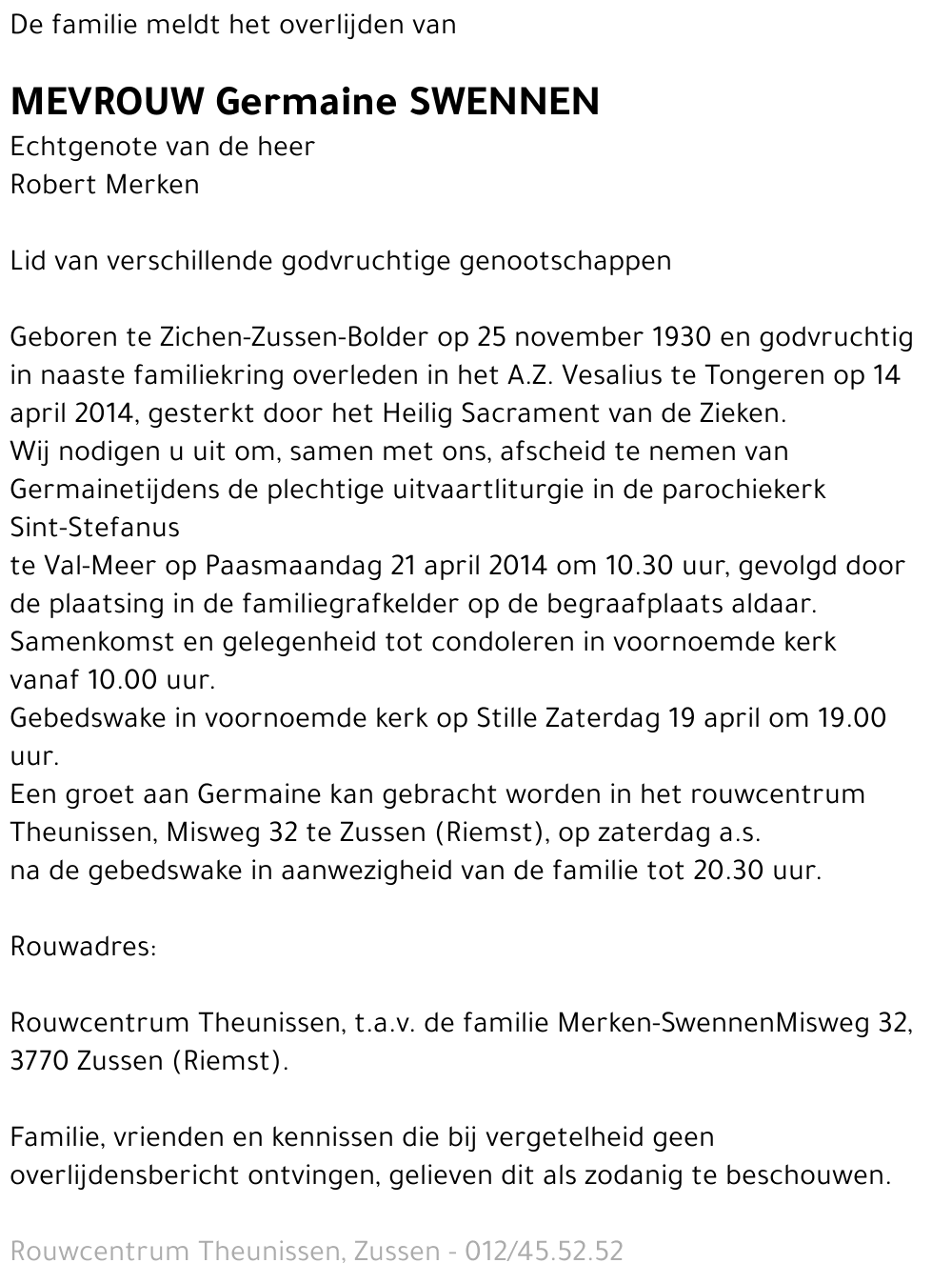 Germaine Swennen