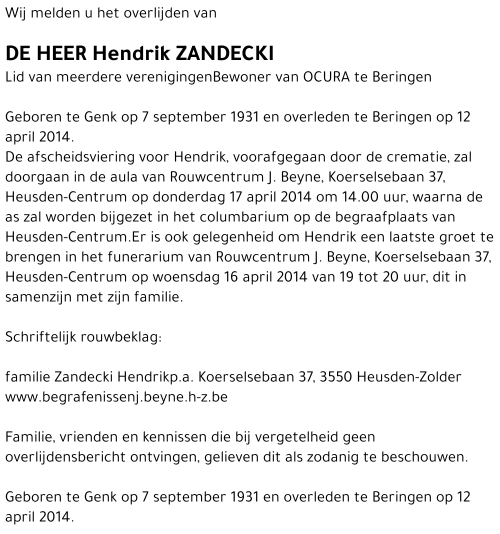 Hendrik Zandecki