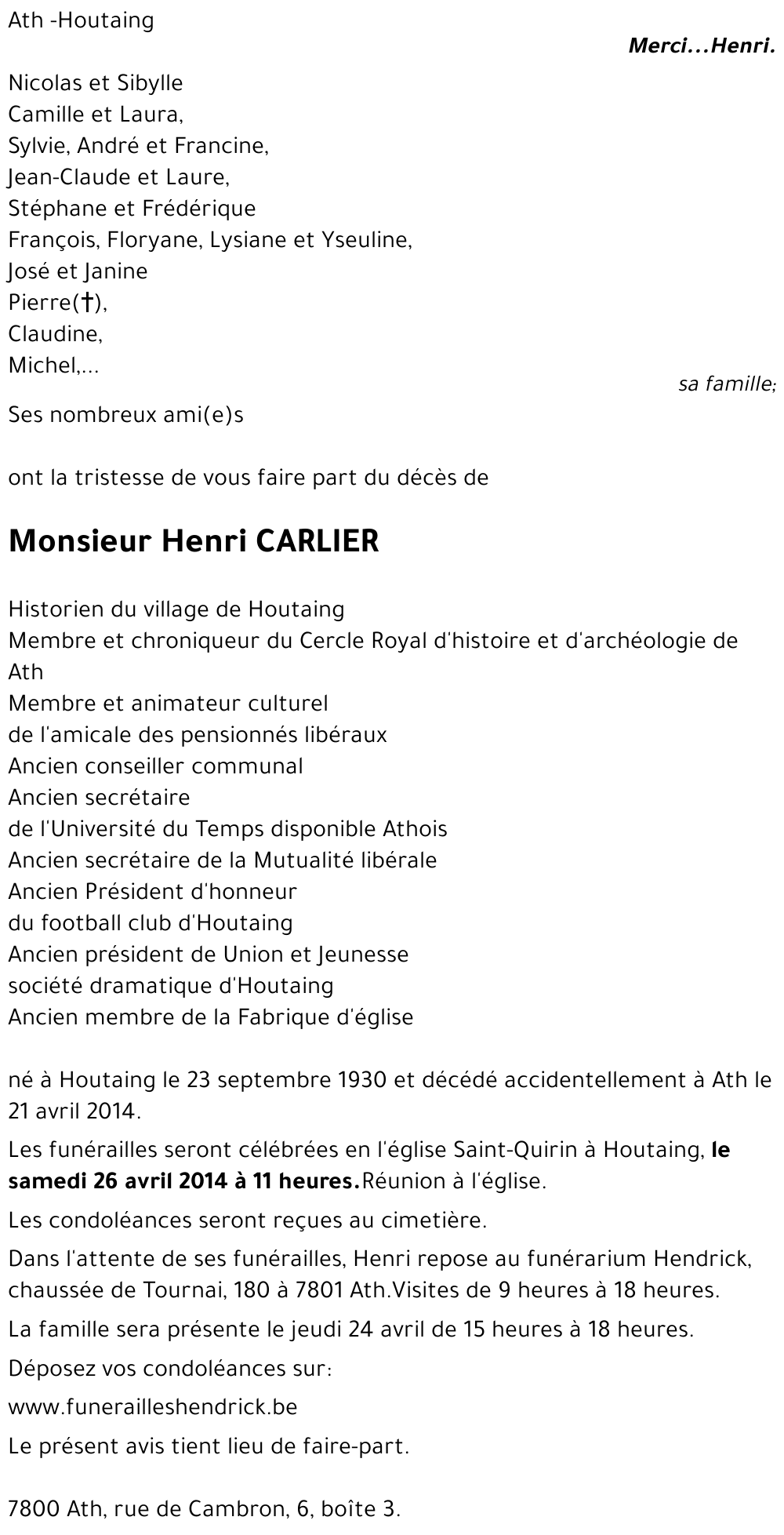 Henri CARLIER
