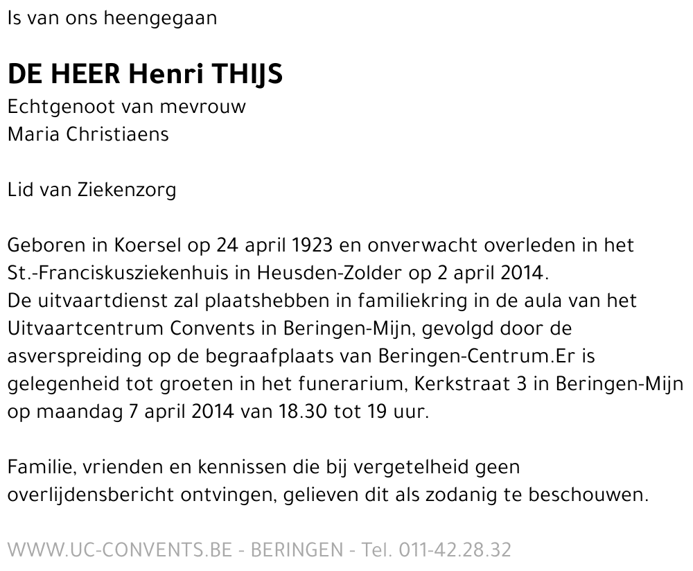 Henri Thijs