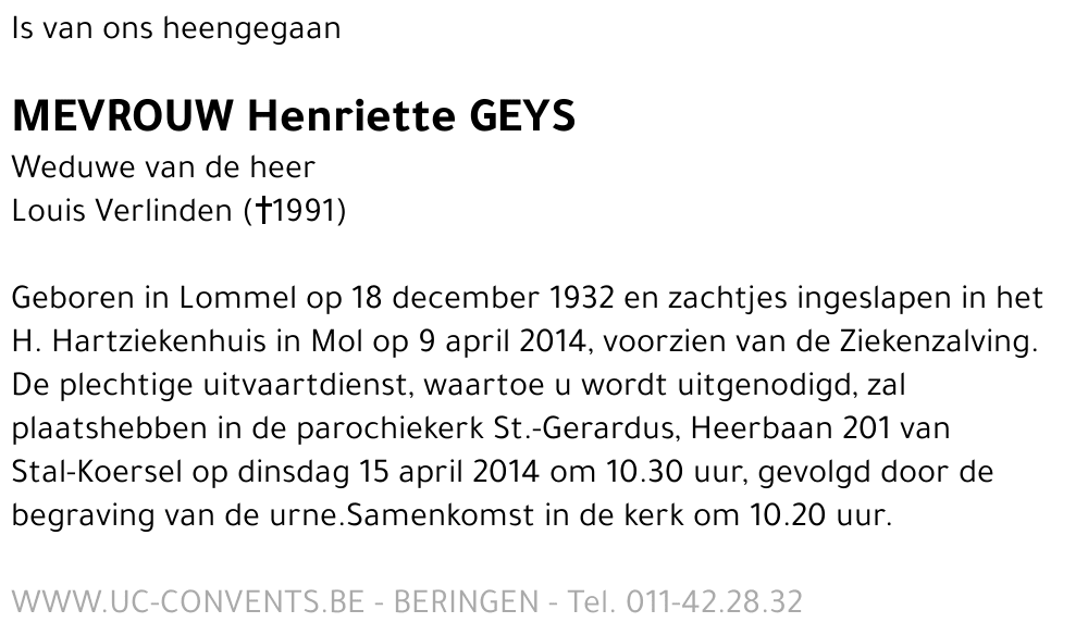 Henriette Geys