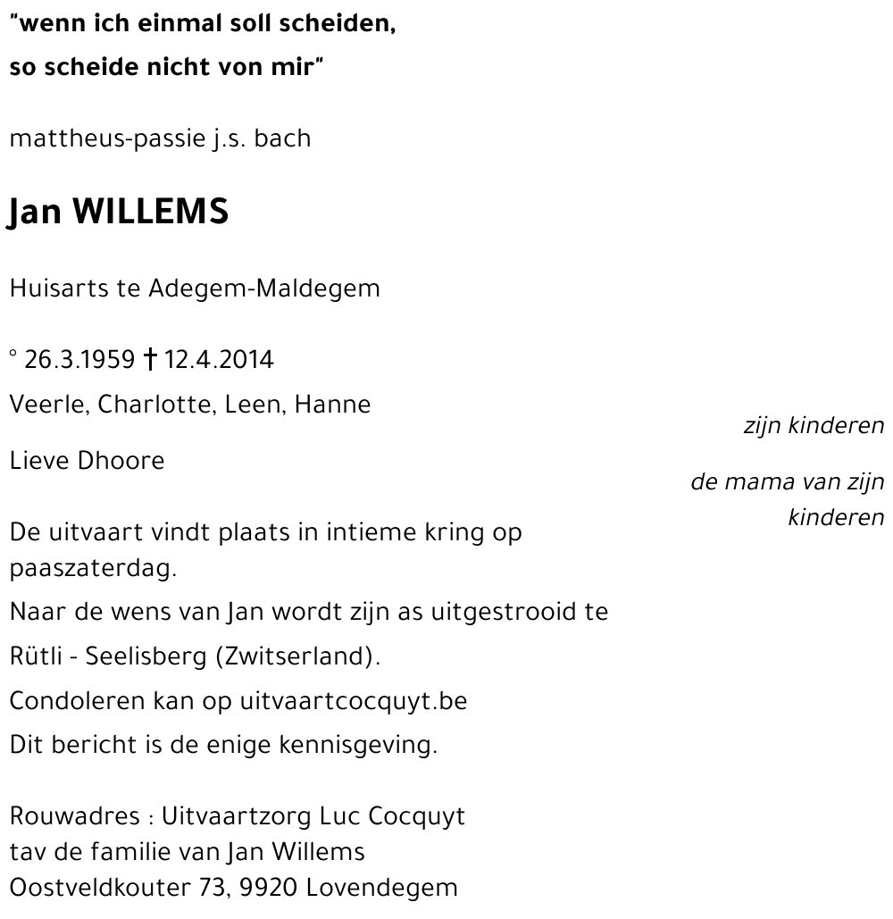 Jan WILLEMS