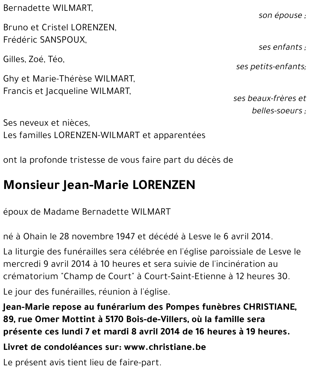 Jean-Marie LORENZEN