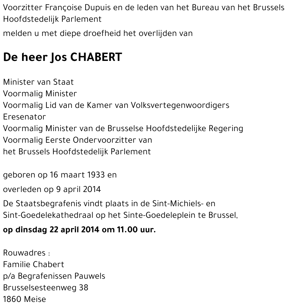 Jos Chabert