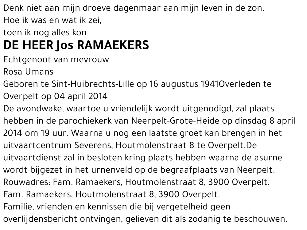 Jos Ramaekers