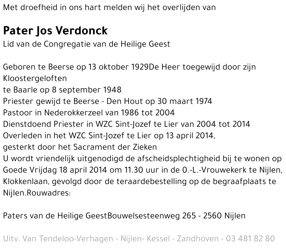 Jos Verdonck