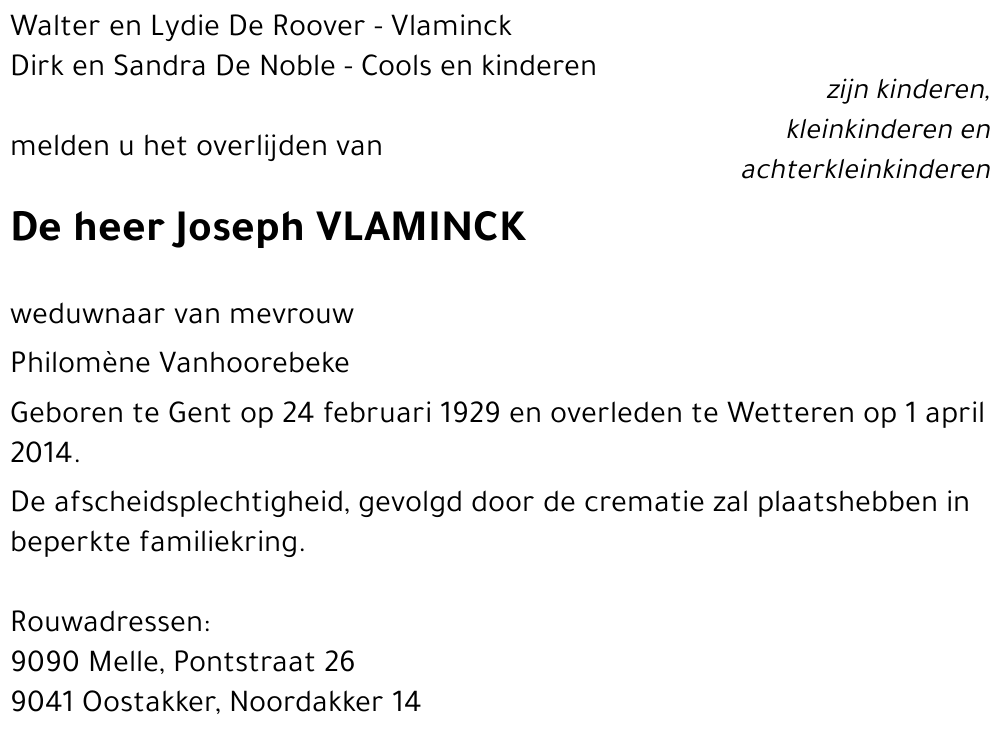 Joseph VLAMINCK