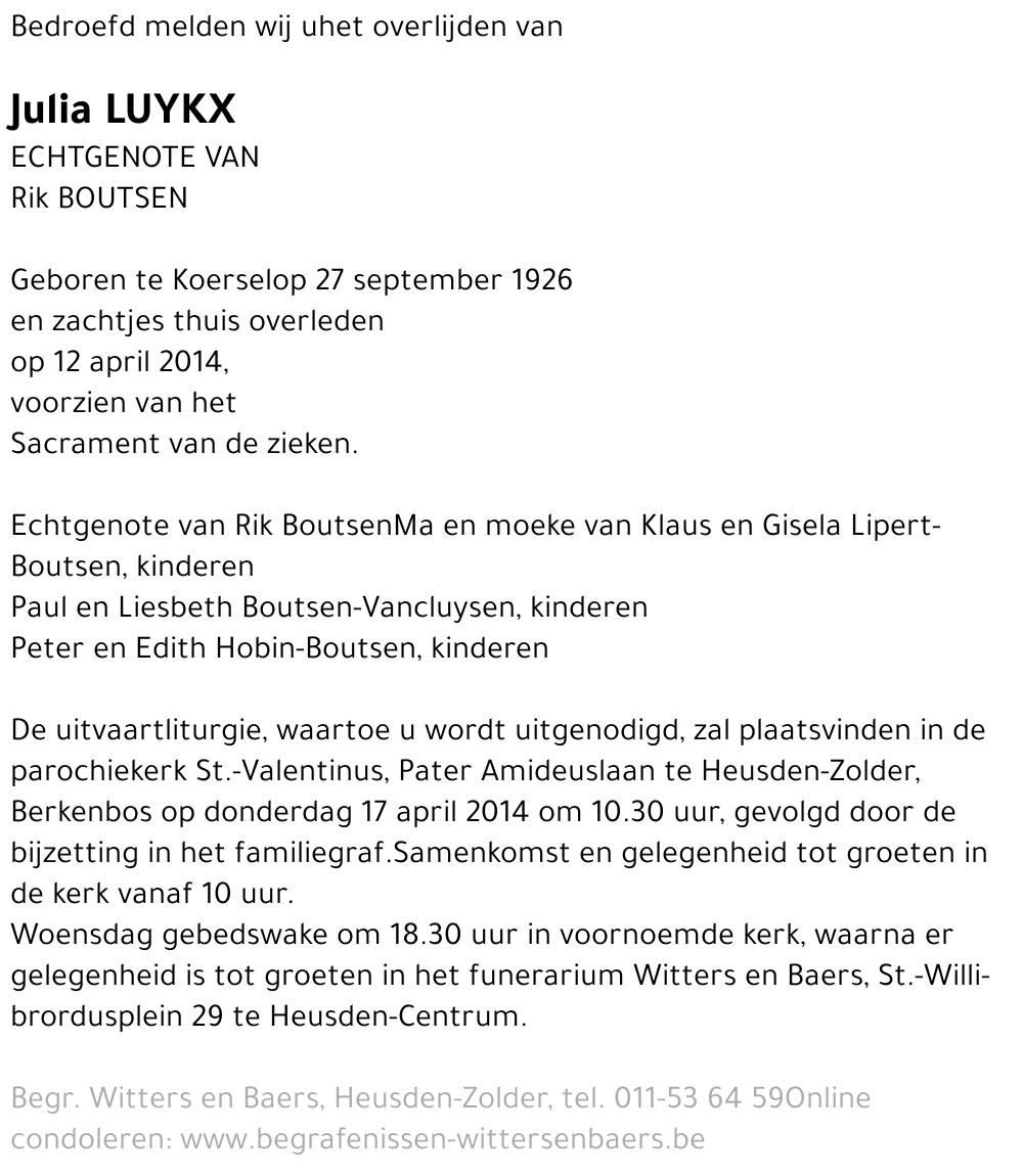 Julia Luykx