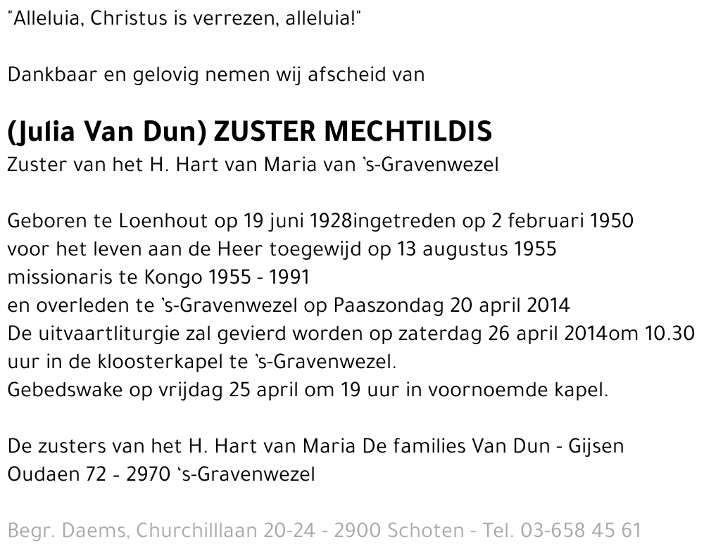 Julia Van Dun