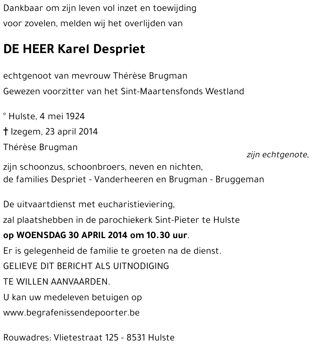 Karel Despriet