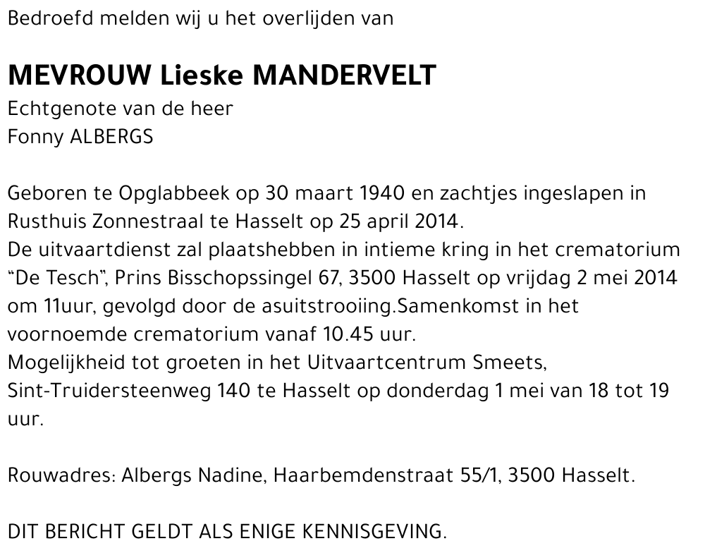 Lieske Mandervelt