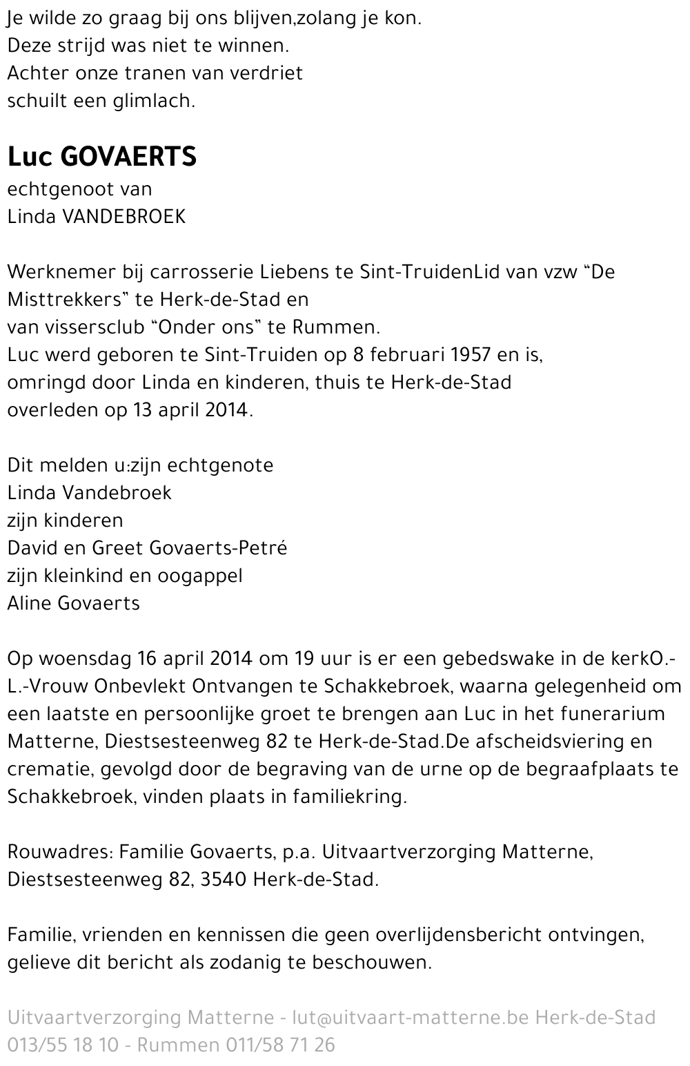 Luc Govaerts