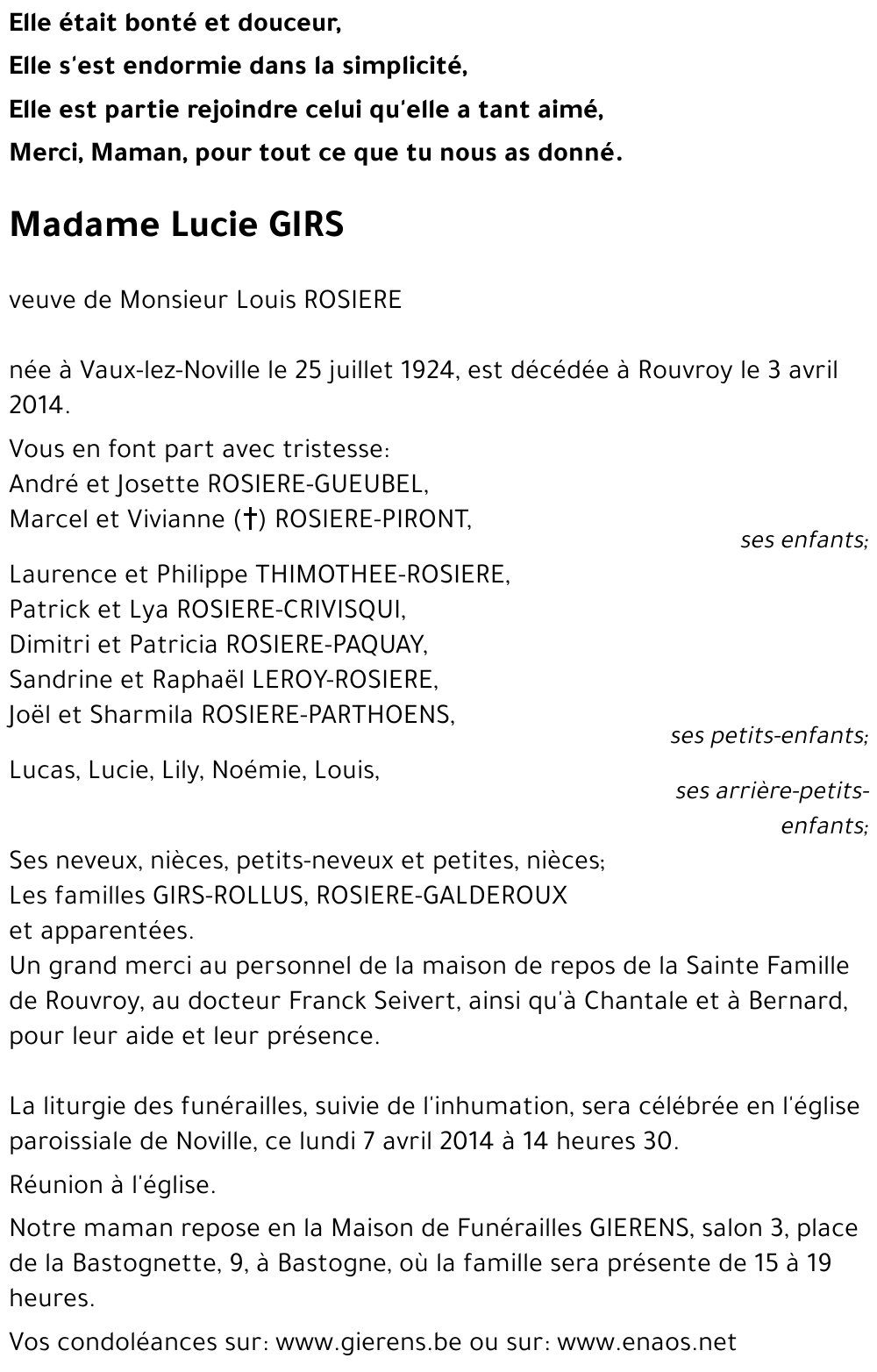 Lucie GIRS