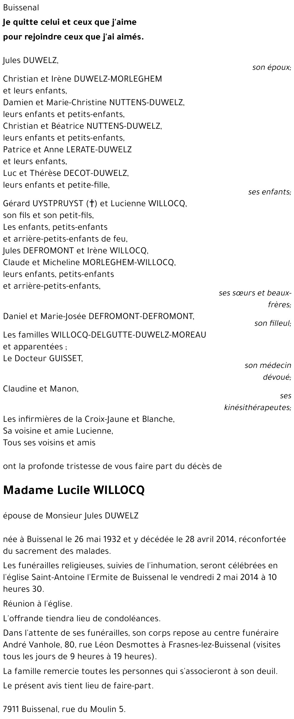 Lucile WILLOCQ